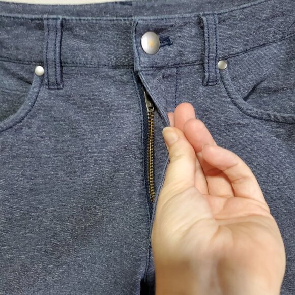 LULULEMON ABC Pants Skinny Leg *Tech Canvas Heathered Deep Navy Men's 30 x 31" - Picture 4 of 14